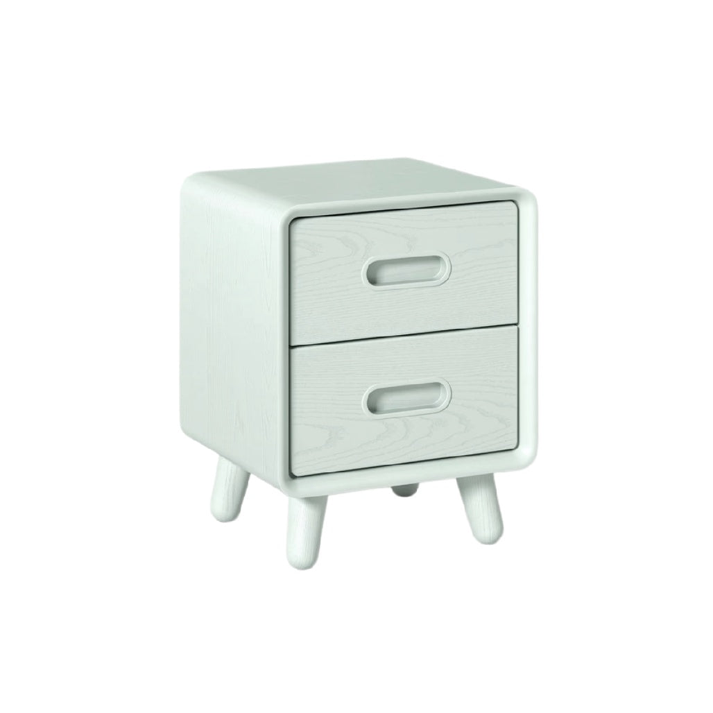 Modern Minimalist Two-Drawer Nightstand